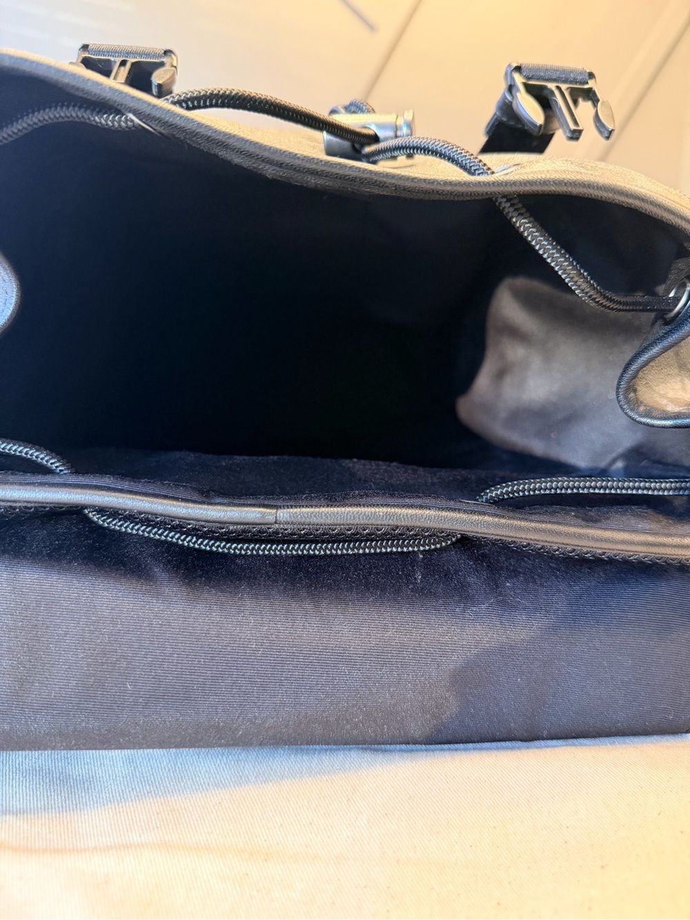 Coach Men's Signature Canvas Backpack in Charcoal and Black - Includes Dust Bag - Picture 8 of 9